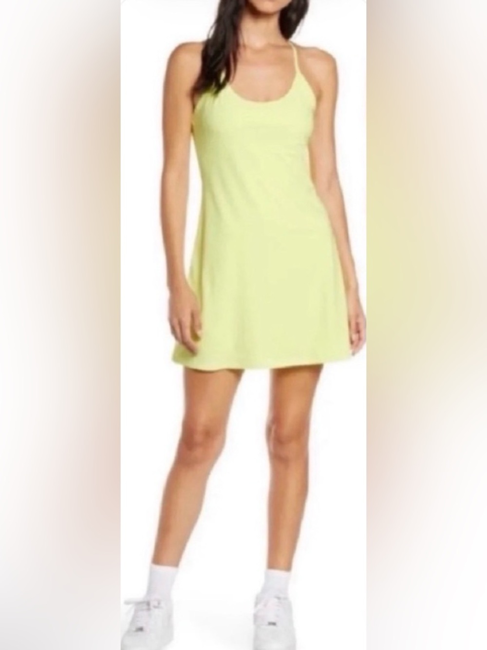 Outdoor Voices Lemon Yellow Exercise Dress